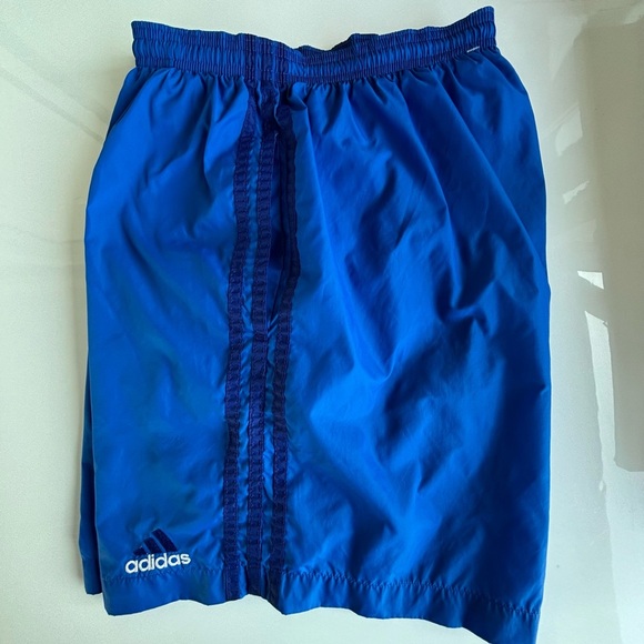RARE ADIDAS SOCCER BLUE SHORTS (GREAT CONDITION) L - Picture 14 of 16